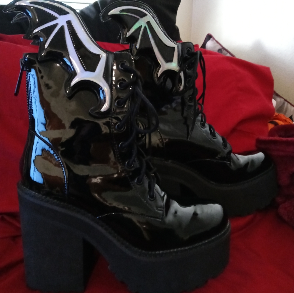 Killstar Rave To The Grave Boots